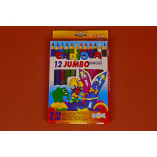 Олівець 12 кольорів Jambo.
