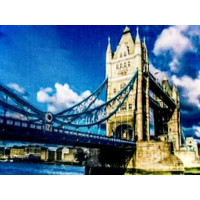 Картина по номерам 50х40 Тауэрский  мост