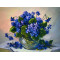 Картина по номерам 40x30 Фиалка