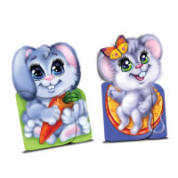 Книга-Игрушка Зверюшки.