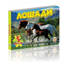 Книга A5 детская пазлы (5 пазлов).