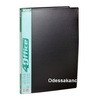 Папка з файлами, А4, 10ф,500/20мк PP, 4-222, 4OFFICE