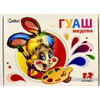 Гуашь 12 цв Гавчик и Мурчик.