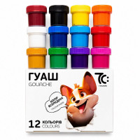 Гуашь 12 цветов 10 гм