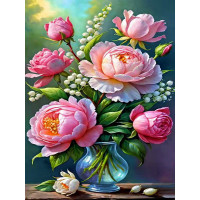 Алмазная мозаика Розы 50x40
