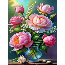 Алмазная мозаика Розы 50x40