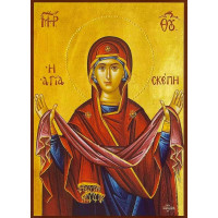 Алмазная мозаика 50х40 Божия Матерь Покрова
