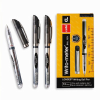 Ручка масляная Writo-meter 10 км черная